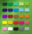 Lycra Color Palette: